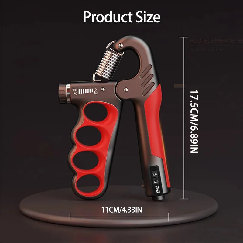 Adjustable Grip Strengthener for Hand and Wrist - 5-60/100/150Kg Resistance for Muscle Recovery and Fitness Training