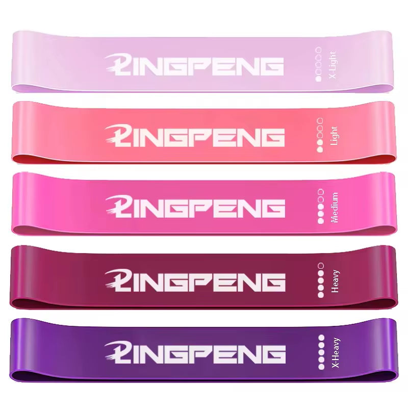 Versatile Resistance Bands for Yoga and Fitness: Hip Tension, Leg Squat, and Dance Elastic Loop Stretch Bands