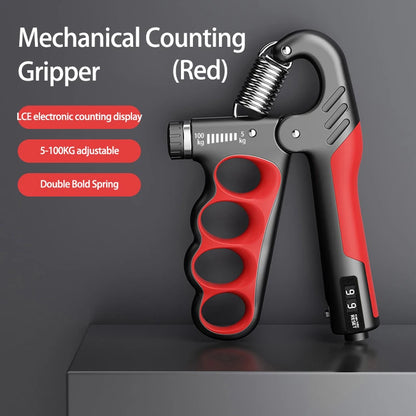 Adjustable Grip Strengthener for Hand and Wrist - 5-60/100/150Kg Resistance for Muscle Recovery and Fitness Training