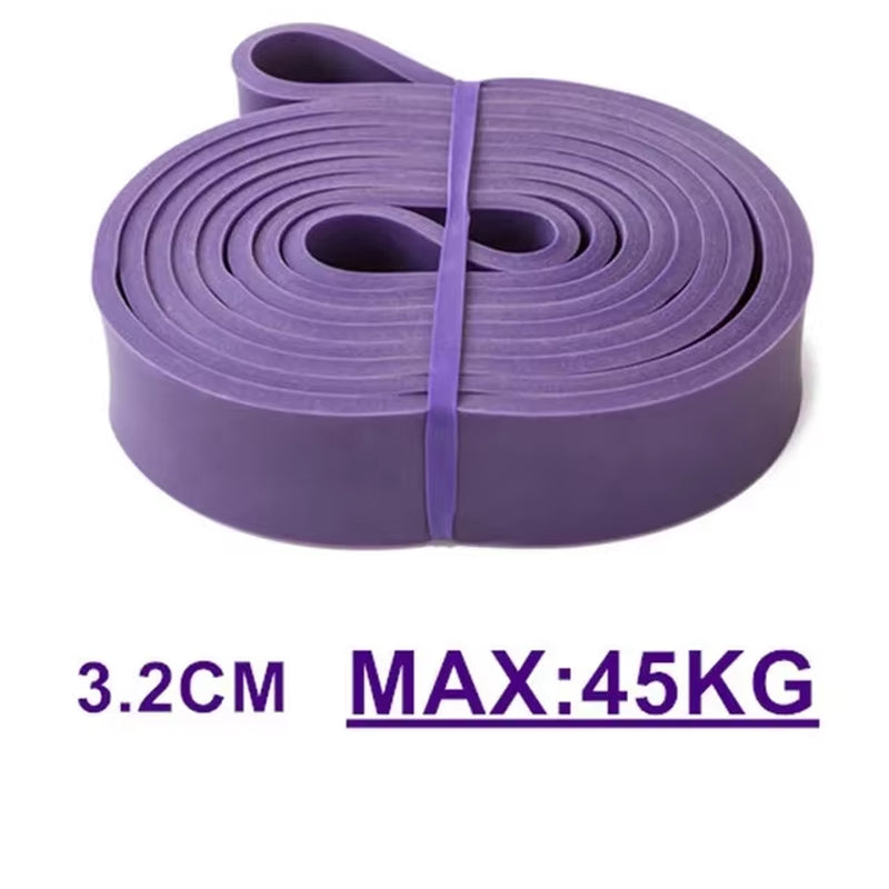 Heavy-Duty Latex Resistance Bands for Pilates and Strength Training - Elastic Pull-Up Assist Bands for Home Gym Fitness