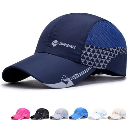 Men's Spring and Summer Outdoor Sun Protection Hats - Trendy Casual Baseball Caps for Young and Middle-Aged Adults