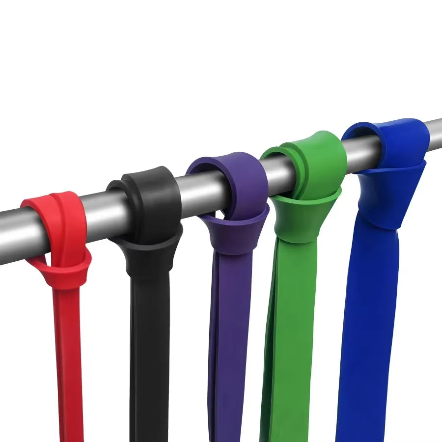 Heavy-Duty Latex Resistance Bands for Pilates and Strength Training - Elastic Pull-Up Assist Bands for Home Gym Fitness