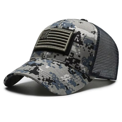 Spring and Summer Collection: Breathable Mesh Embroidered Baseball Cap for Men and Women - Outdoor Sun Protection Hat