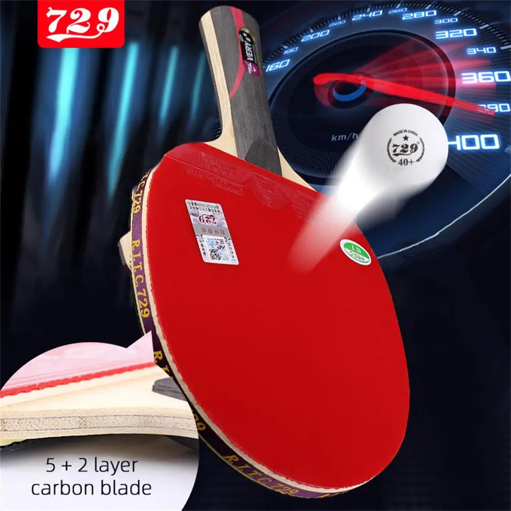 RITC  Friendship VERY 6 7 8 Stars Professional Ping Pong Racket Table Tennis with Inverted Rubber for Increased Ball Control