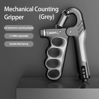 Adjustable Grip Strengthener for Hand and Wrist - 5-60/100/150Kg Resistance for Muscle Recovery and Fitness Training