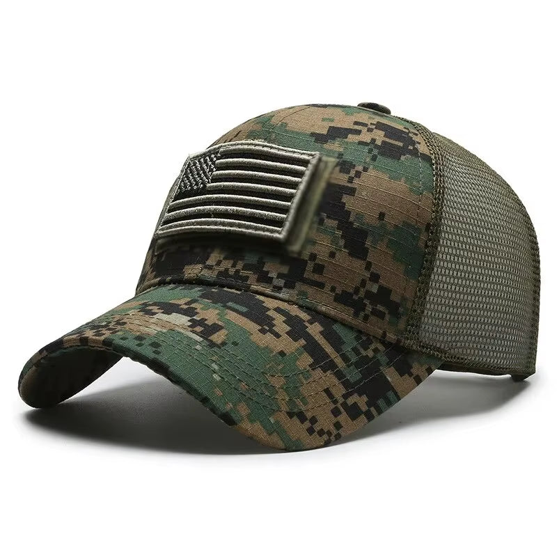 Spring and Summer Collection: Breathable Mesh Embroidered Baseball Cap for Men and Women - Outdoor Sun Protection Hat