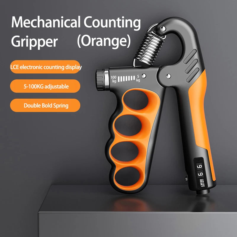 Adjustable Grip Strengthener for Hand and Wrist - 5-60/100/150Kg Resistance for Muscle Recovery and Fitness Training